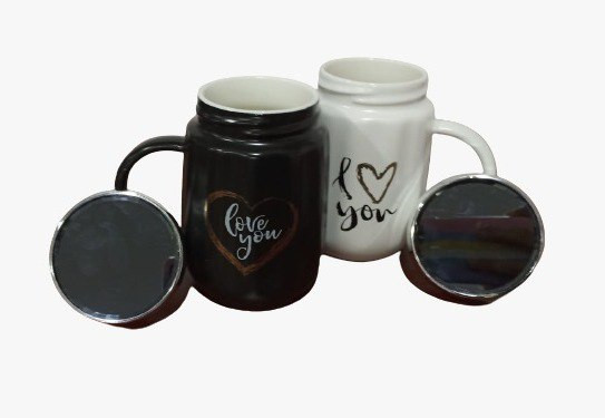 Miniatura 4 de Mug Tapa Espejo Pareja Duo Taza Regalo